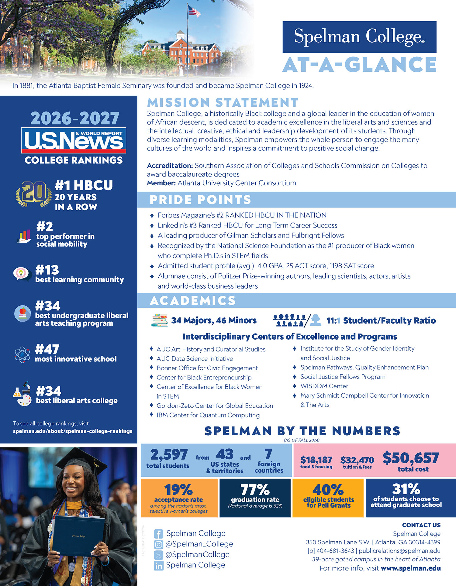 Spelman-At-A-Glance - Sept 22, 2026