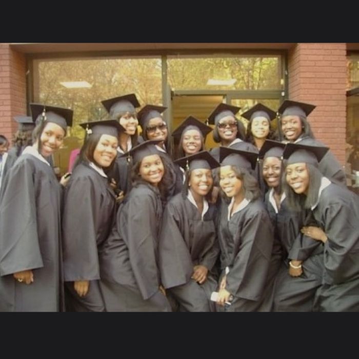 Lindsey votes alongside her fellow Sorors of Delta Sigma Theta Sorority, Inc.