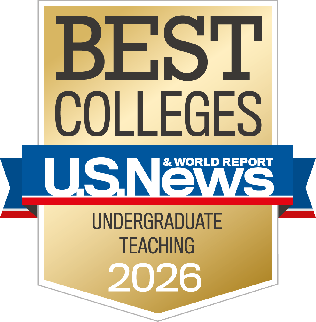 US News badge for Best Undergraduate Teaching 2026