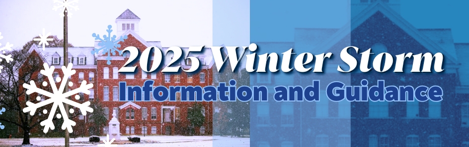 2025 Inclement Weather Winter Advisory 