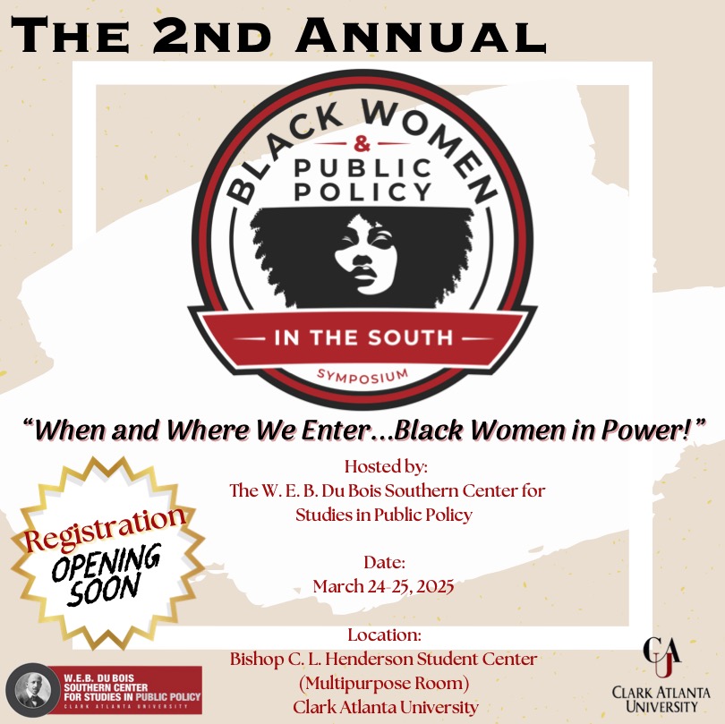 Invitation to the 2nd annual Black Women and Public Policy