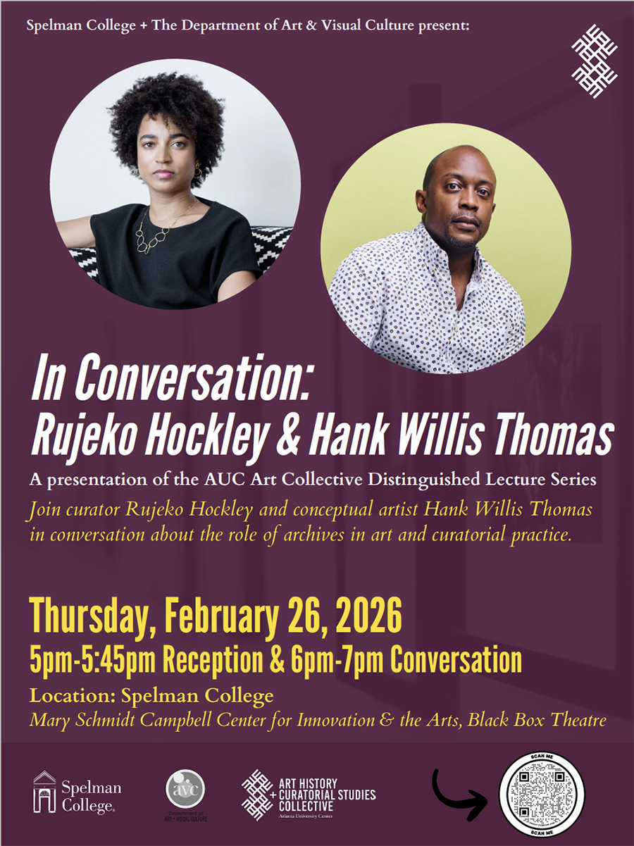 Distinguished Conversation, Hank Willis Thomas and Rujeko Hockley