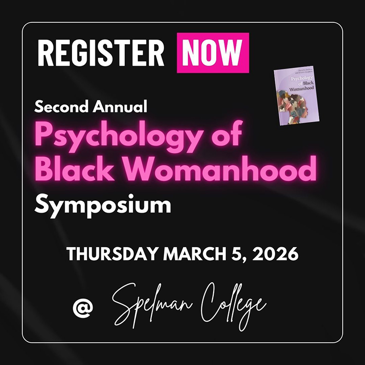 Psychology of Black Womanhood Symposium registration image
