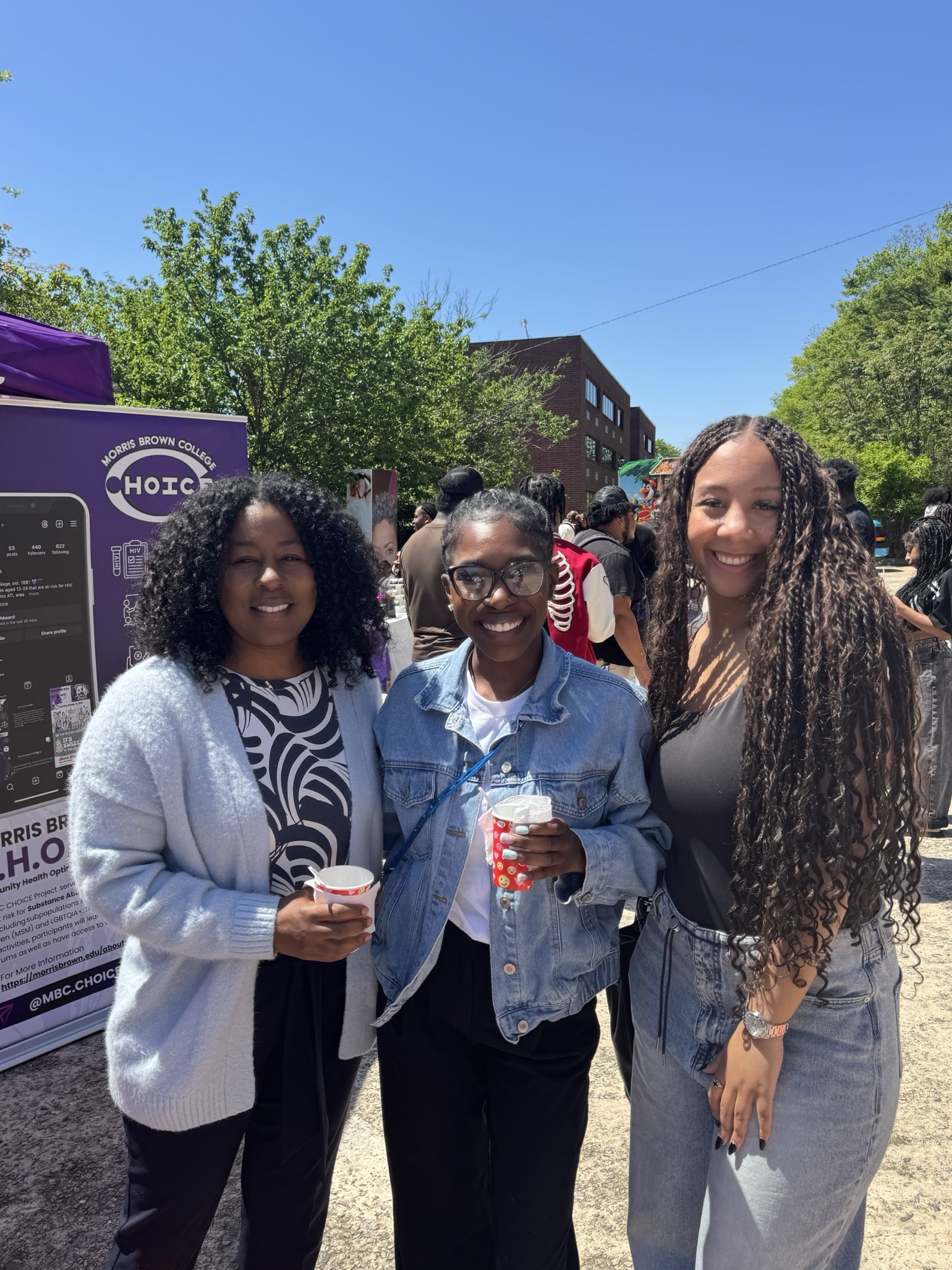 Jaray and team at Morris Brown 