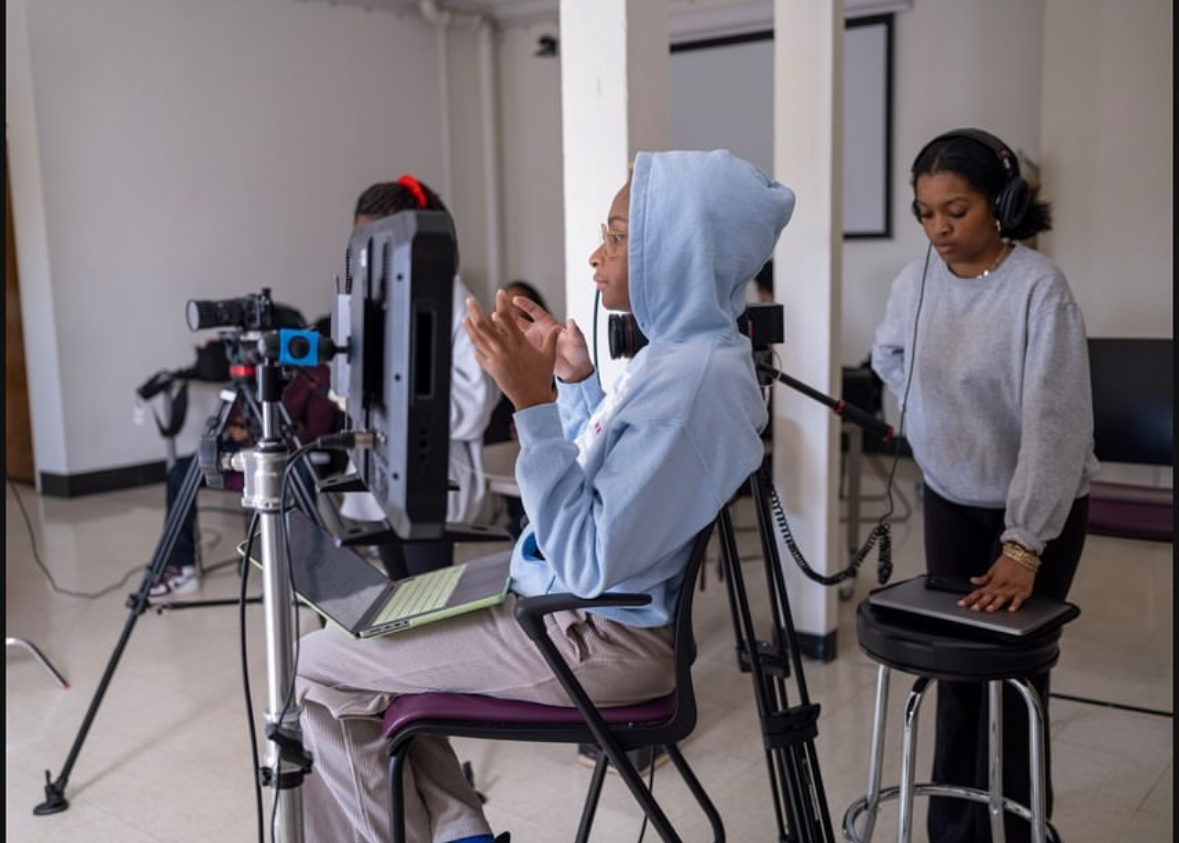 Spelman Senior Nia Rae Lambert Behind the Camera