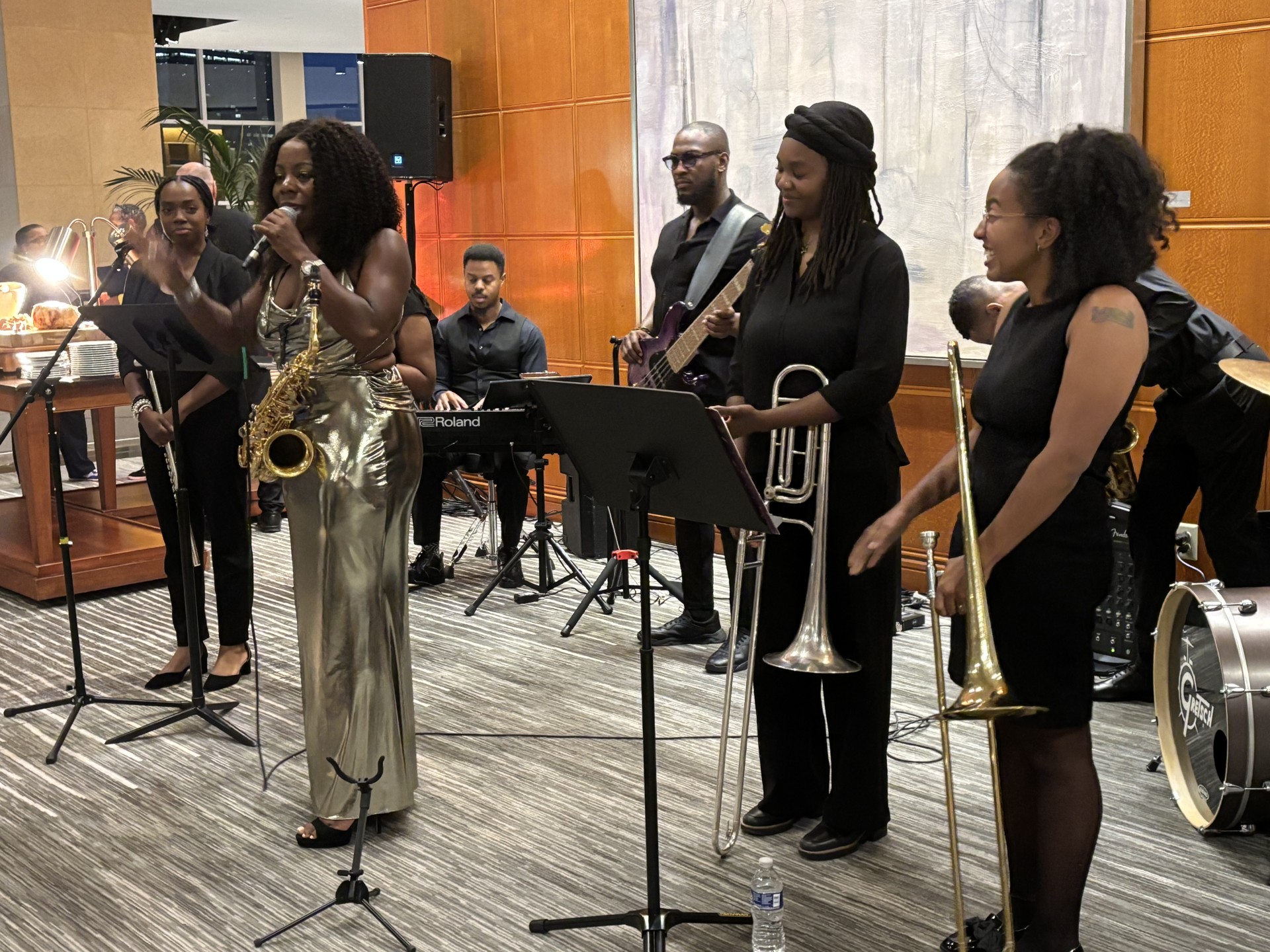 Jazz Ensemble during uncf mellon conference 