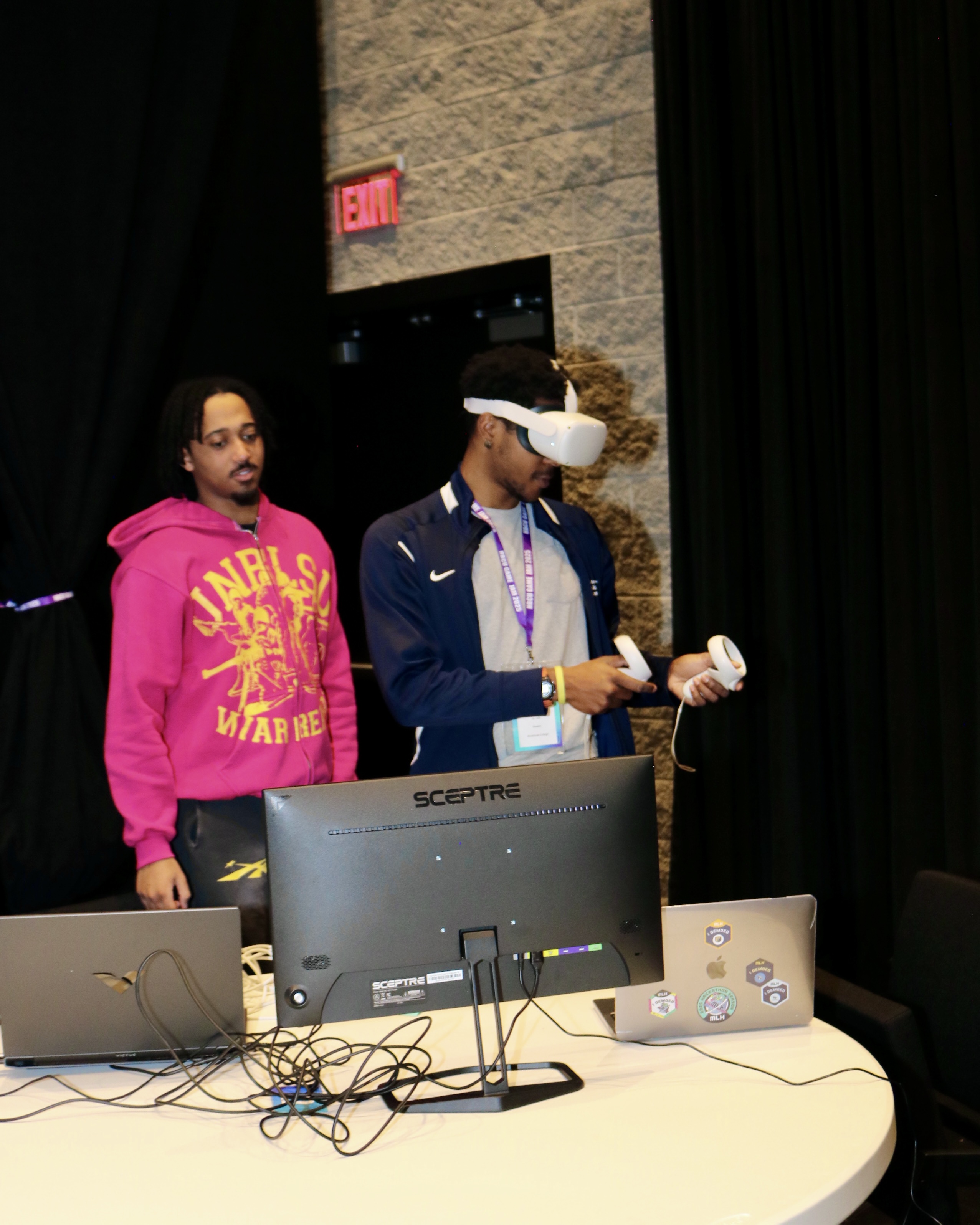 Students at Game Jam