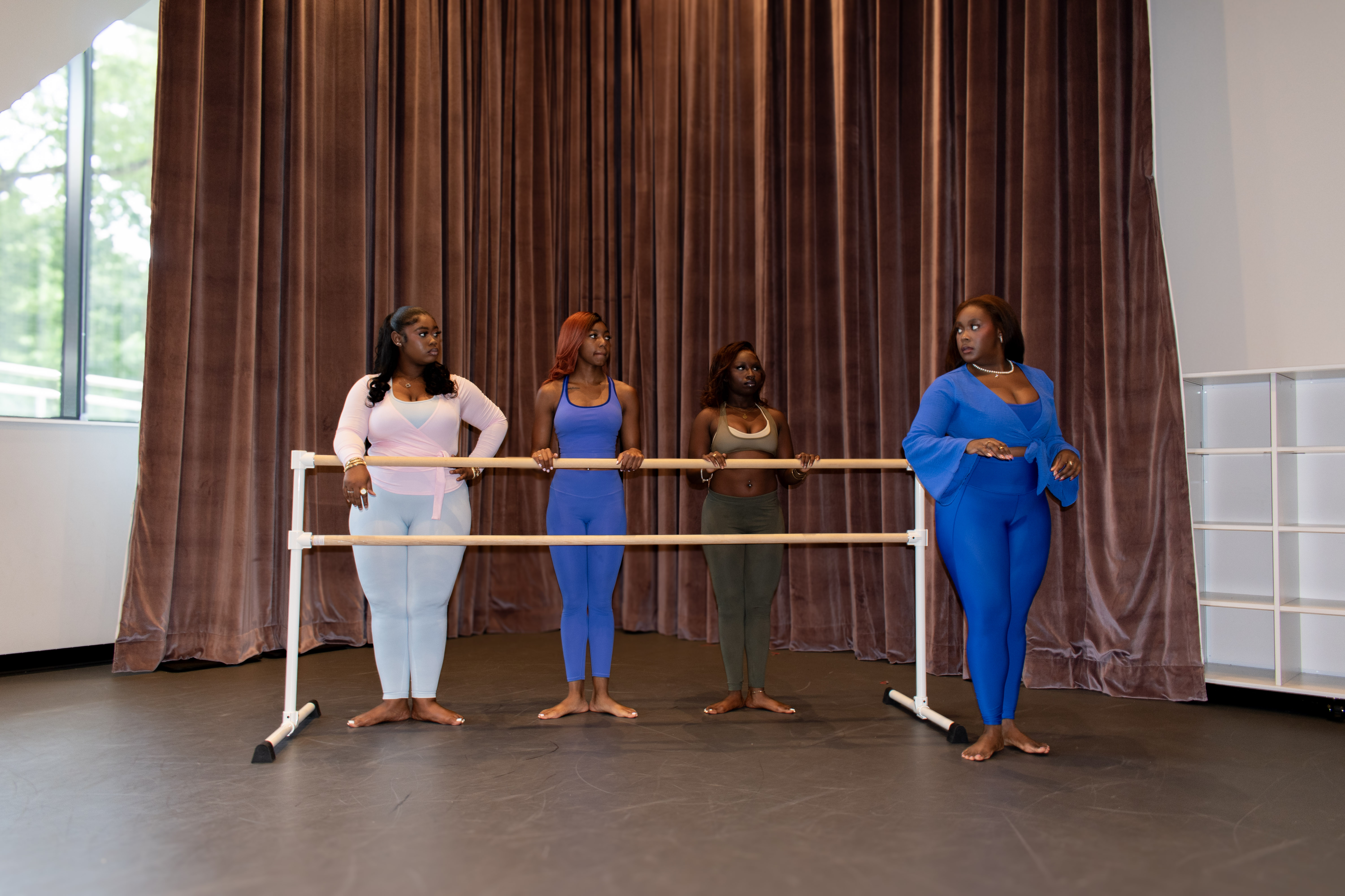 Lyrric Jackson with current students